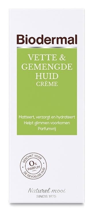 Biodermal Vet & gemengde huid creme 50ml
