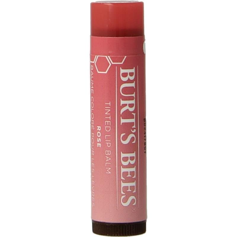 Burts Bees Getinte lippenbalsem rose 4.25g
