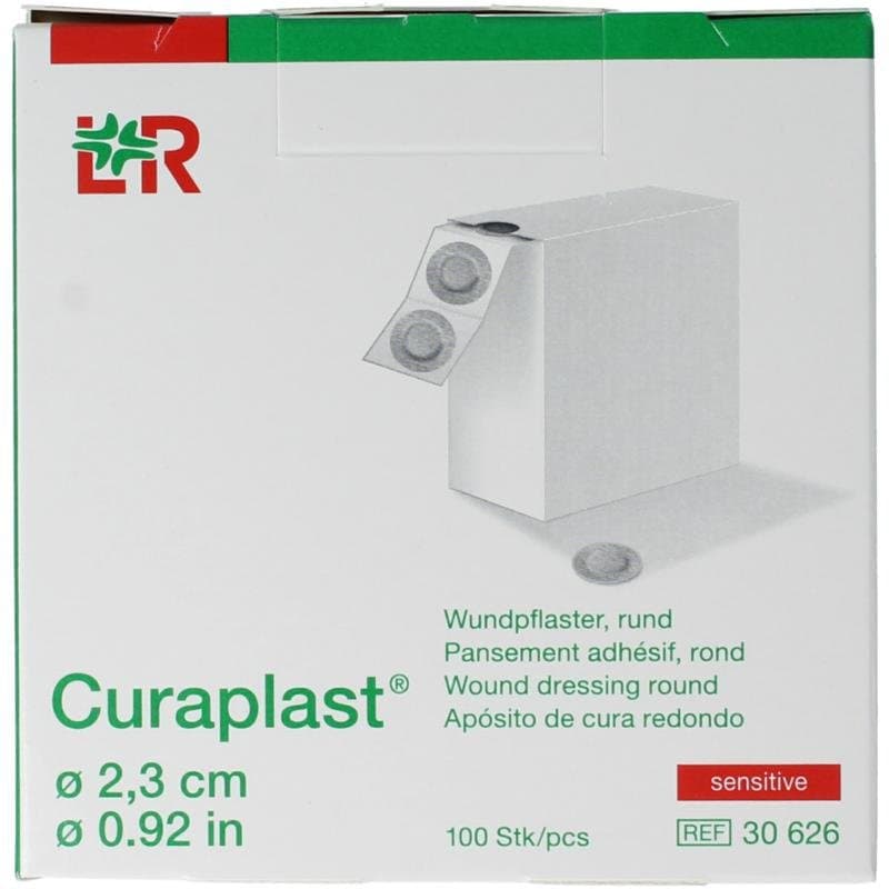 Curaplast Sensitive ronde pleister 100st