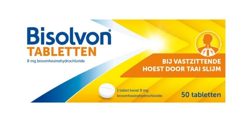 Bisolvon Broomhexinehydrochloride 8mg 50tb