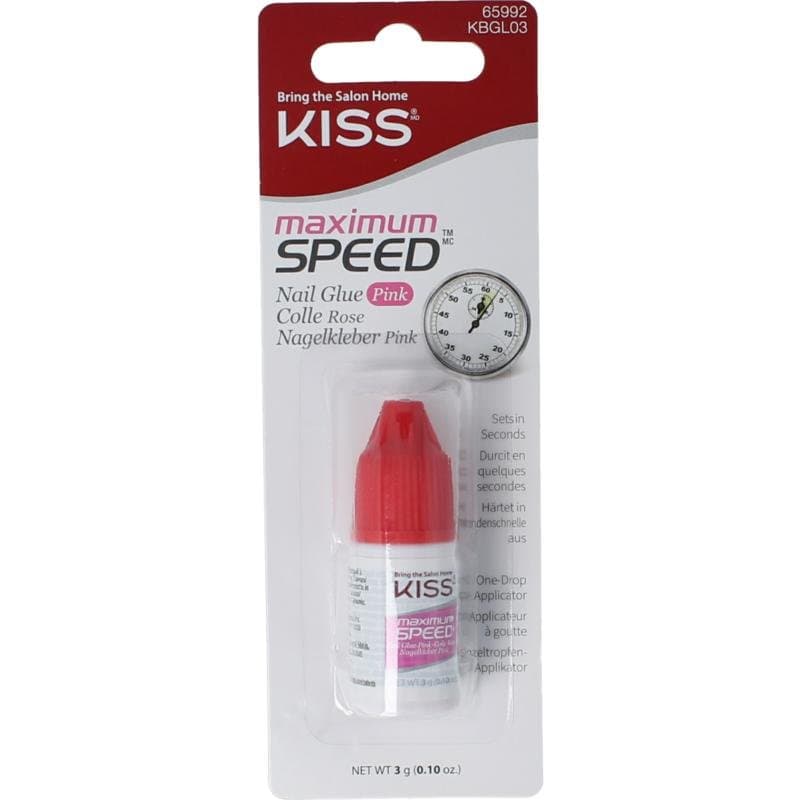 Kiss Nail glue max speed pink 1st