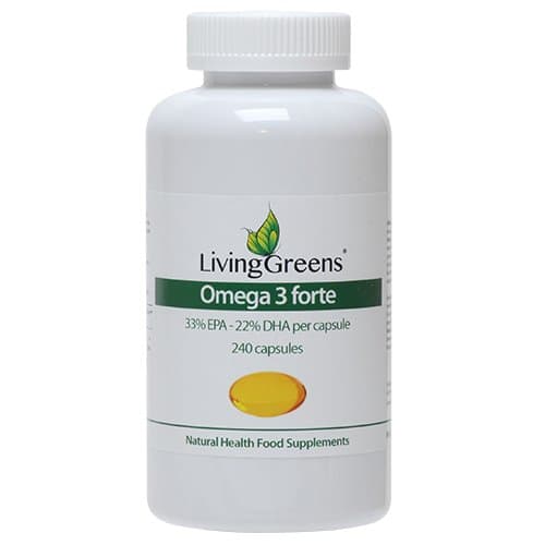 Livinggreens Omega 3 visolie forte 240ca
