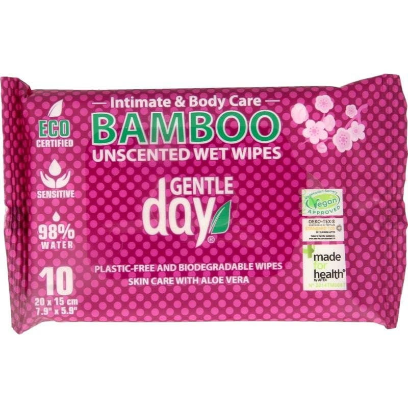 Gentle Day Natte doekjes van bamboe 10st