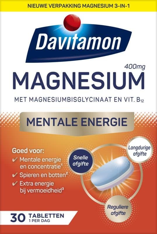 Davitamon Magnesium 3-in-1 30tb