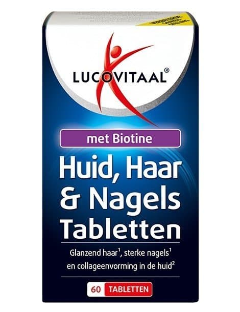 Lucovitaal Huid haar nagels met biotine 60tb
