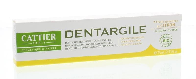 Cattier Tandpasta citroen 75ml