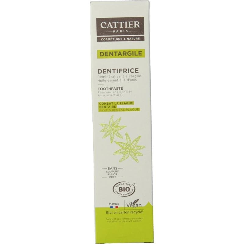 Cattier Tandpasta anijs 75ml