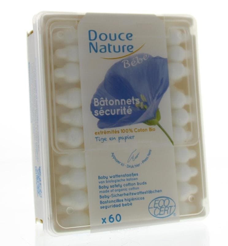 Douce Nature Baby wattenstaafjes bio 60st