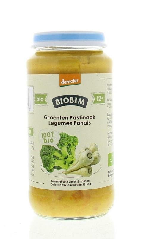 Biobim Groenten pastinaak 12 maanden Demeter bio 250g