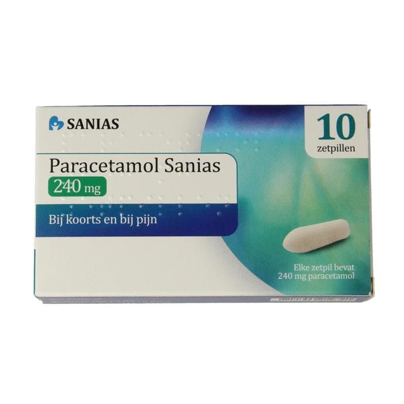 Sanias Paracetamol 240mg 10zp