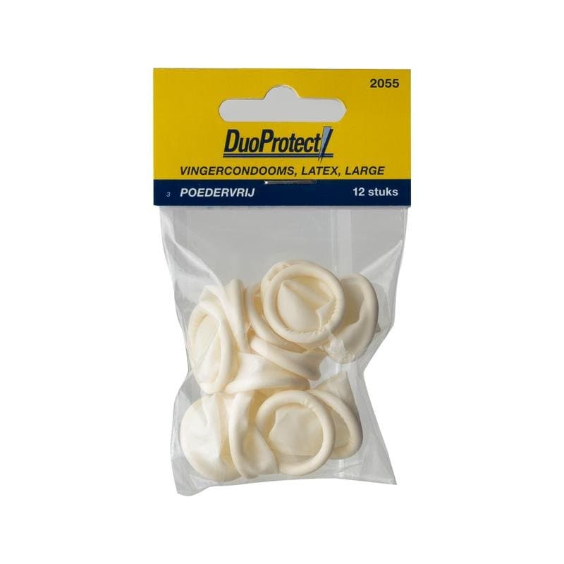 Duoprotect Vingercondoom maat L 12st