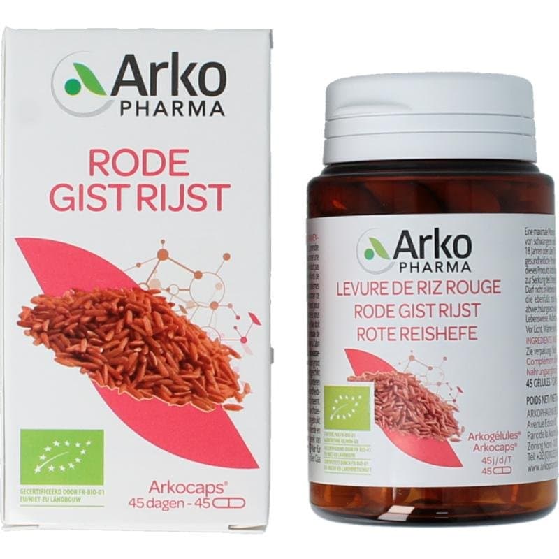 Arkocaps Rode gist rijst bio 45ca