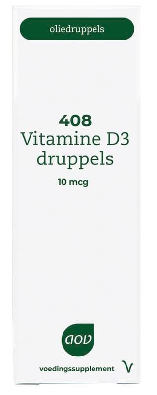 AOV 408 Vitamine D3 druppels 10mcg 25ml