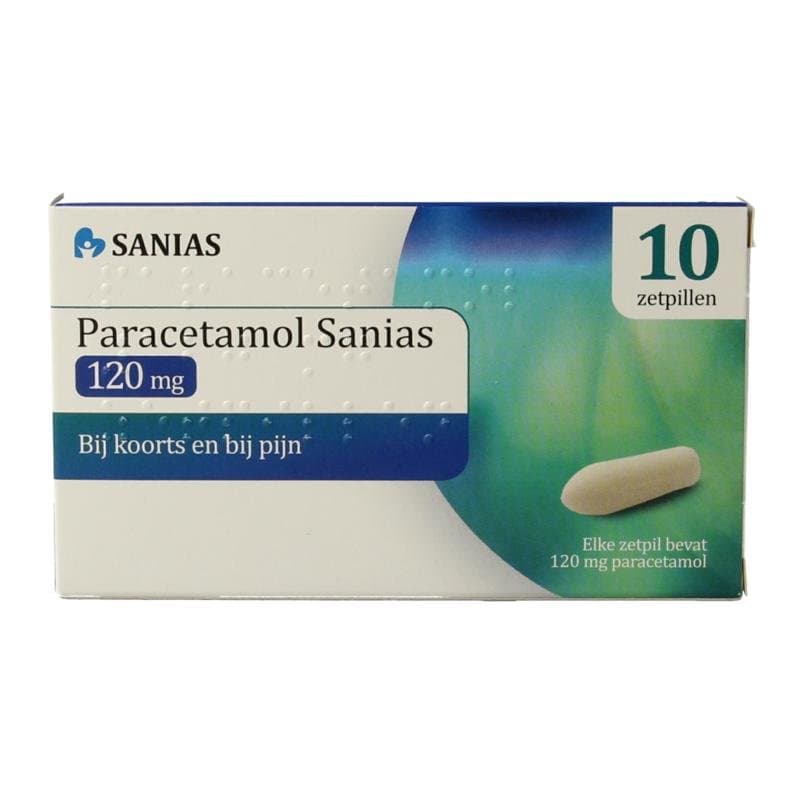 Sanias Paracetamol 120mg 10zp