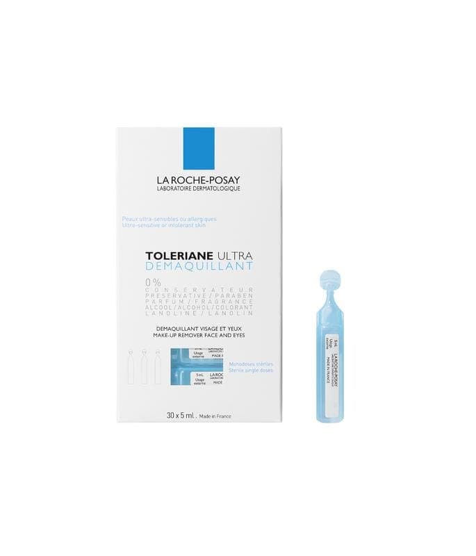 La Roche Posay Toleriane ultra demaquillant ampul gelaat en ogen 30st