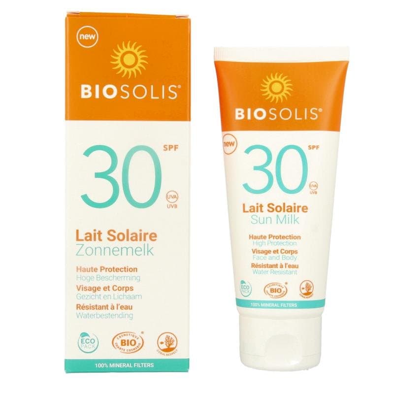 Biosolis Zonnemelk voor gezicht en lichaam SPF30 100ml