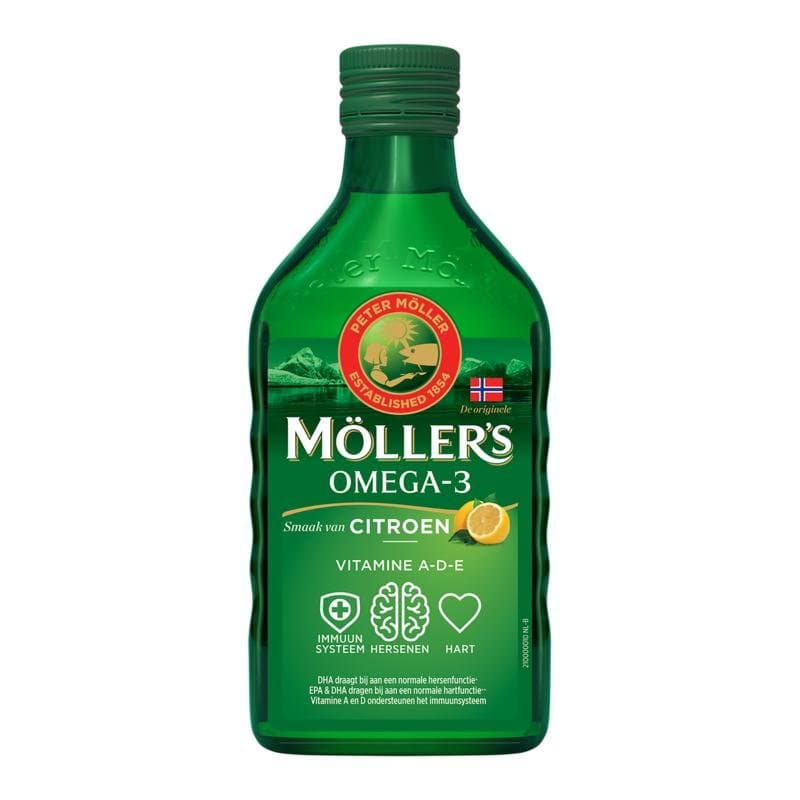 Mollers Omega-3 levertraan citroen 250ml
