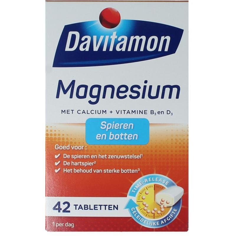 Davitamon Magnesium spieren en botten 42tb