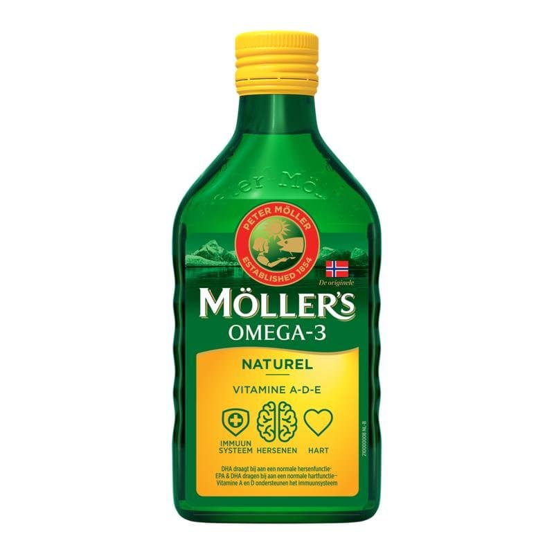 Mollers Omega-3 levertraan naturel 250ml
