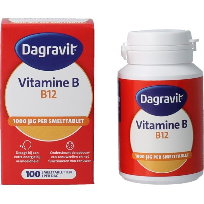 Dagravit Vitamine B12 1000mcg smelt 100tb