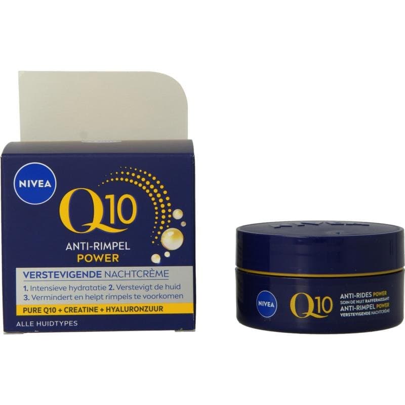 Nivea Visage anti-rimpel nachtcreme Q10+ 50ml
