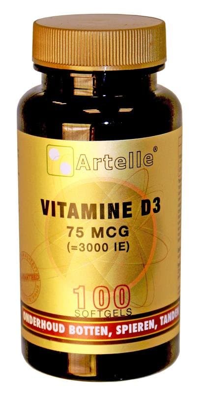 Artelle Vitamine D3 75mcg 100sft