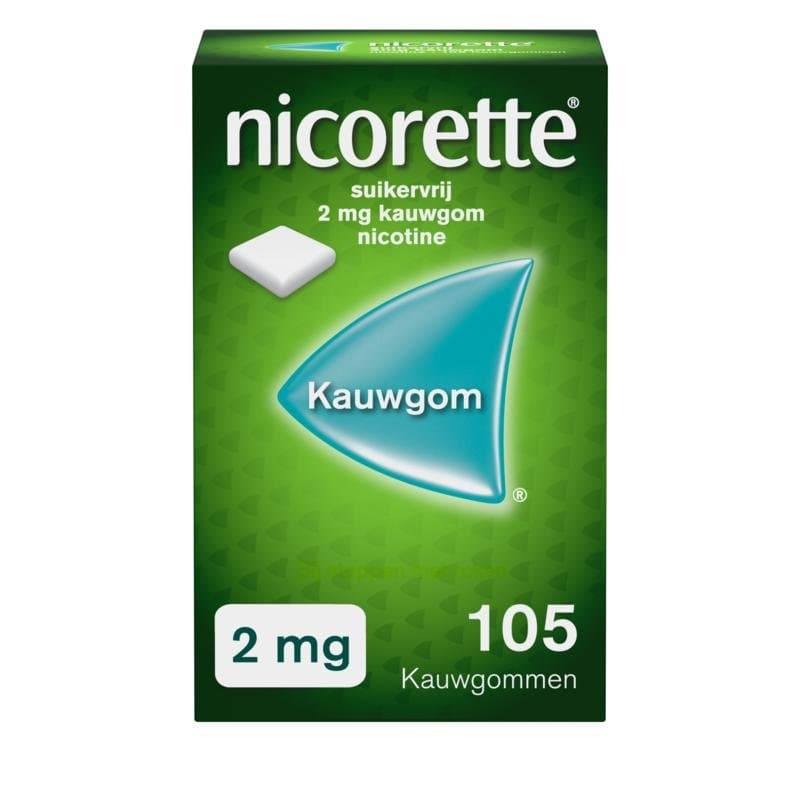 Nicorette Kauwgom 2mg classic 105st