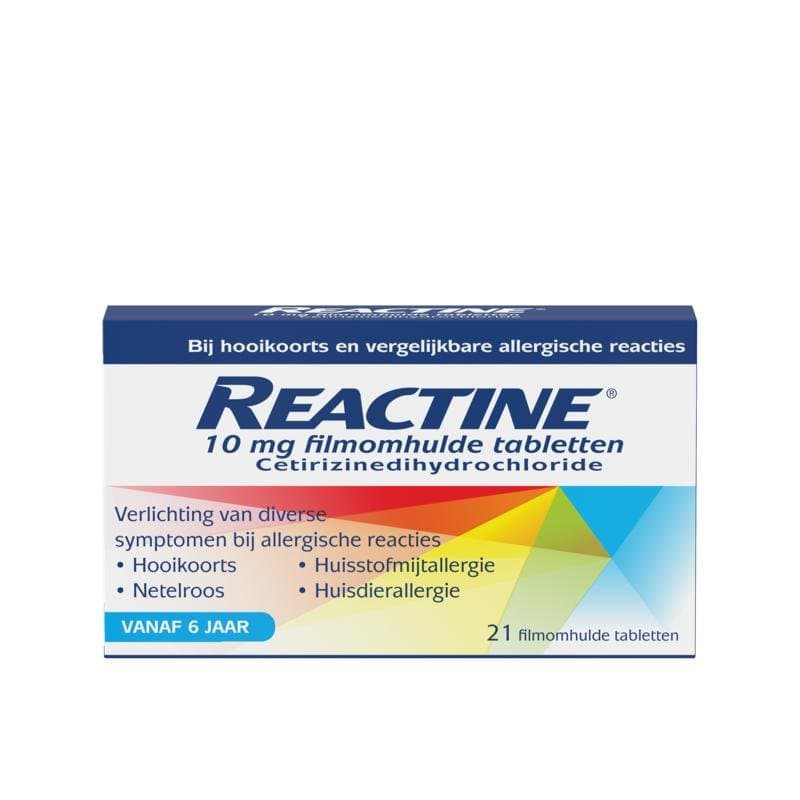 Reactine Anti histamine 10mg 21tb