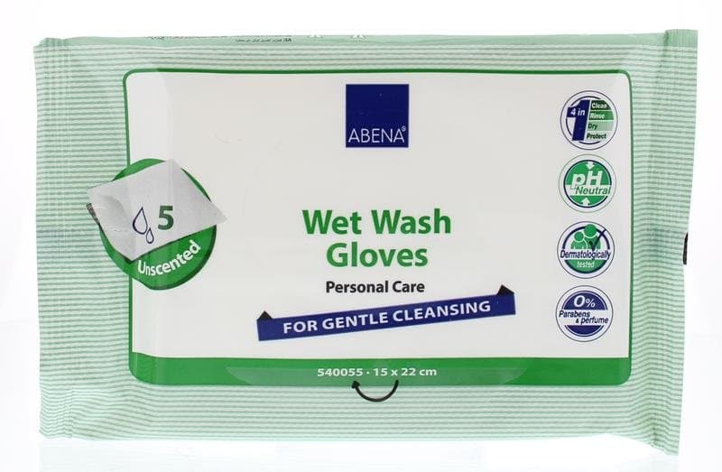 Abena Wet wash washandjes verzorgend 5st