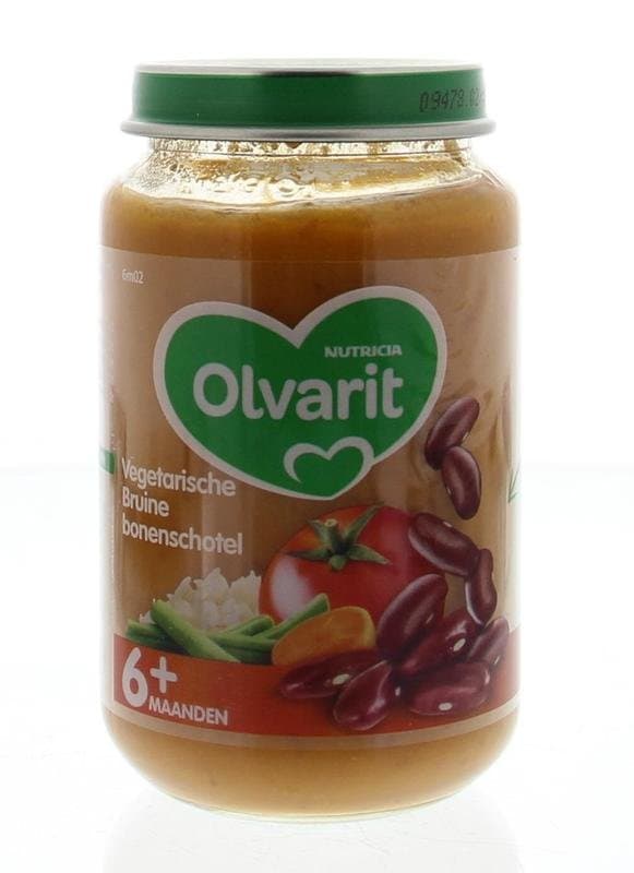 Olvarit Vegetarische bruinen bonenschotel 6M02 200g