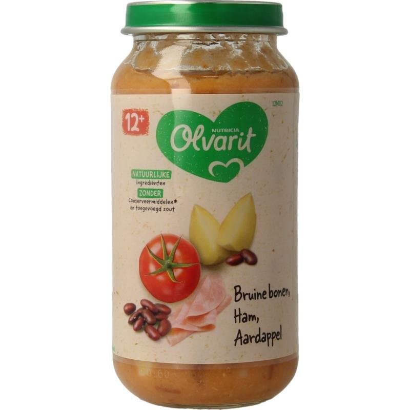 Olvarit Bruine bonen ham aardappel 12M02 250g