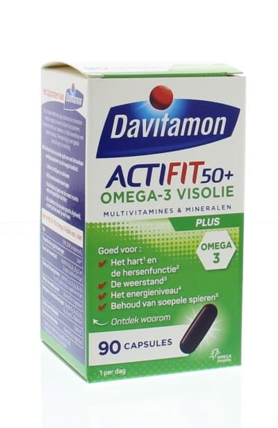 Davitamon Actifit 50+ omega 3 90ca