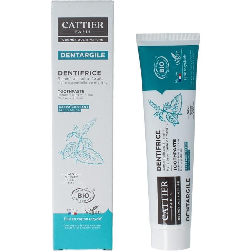 Cattier Tandpasta munt 75ml