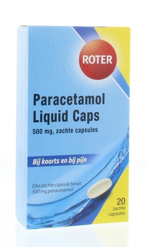 Roter Paracetamol 500 mg 20 liquid caps