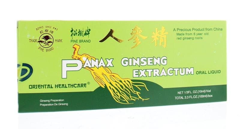 Panax Ginseng Ginseng extract 10x10 ml 100ml