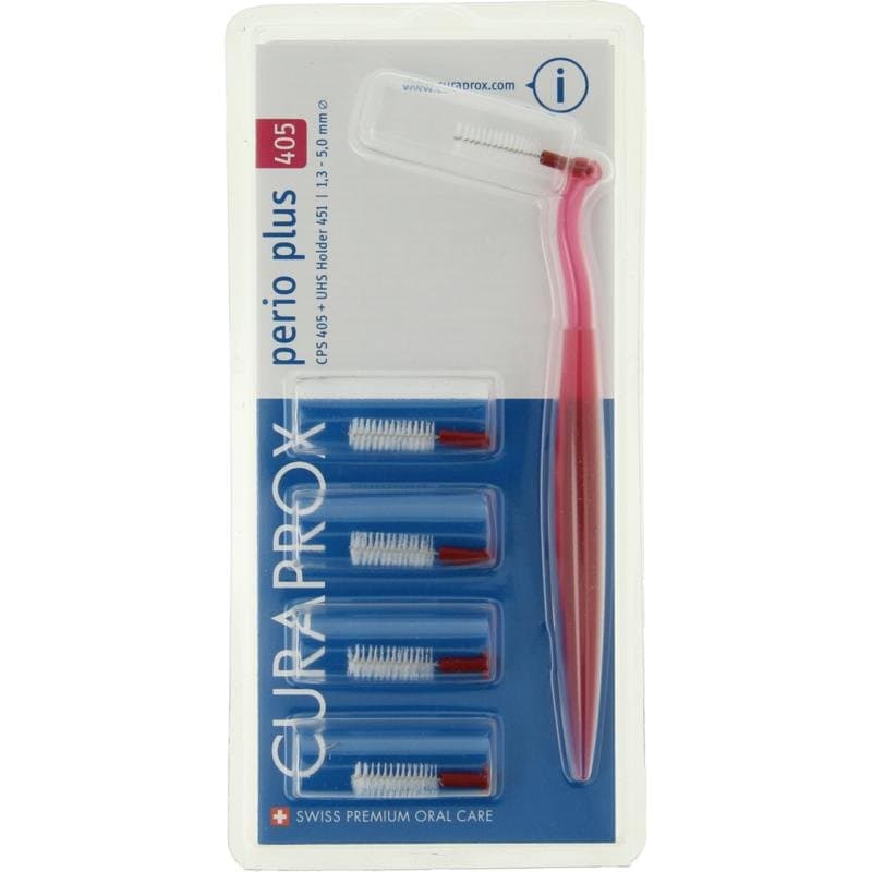 Curaprox Interdentaal rager perio roze gehoekt 5st