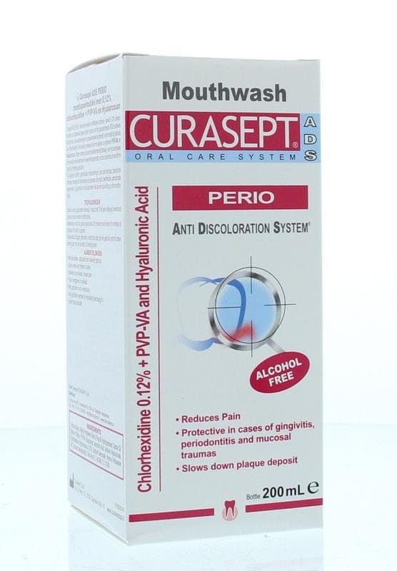 Curasept Perio - 0,12% chloorhexidine - HA - PVP-VA 200ml
