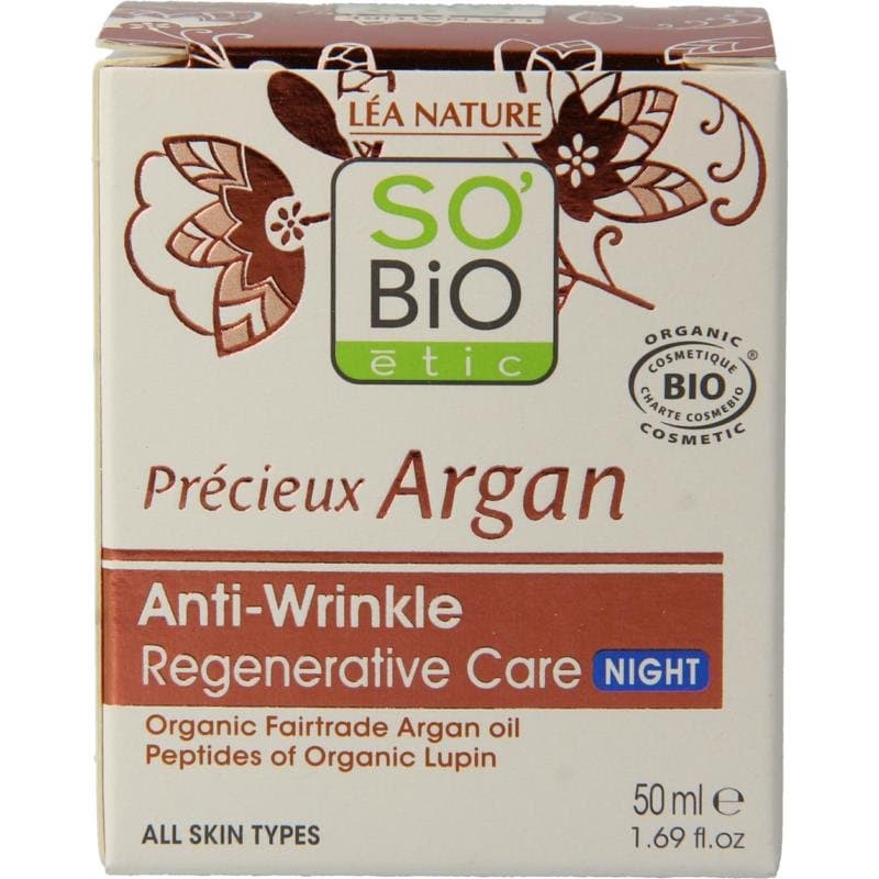 So Bio Etic Nachtcreme moisturizing anti rimpel 50ml