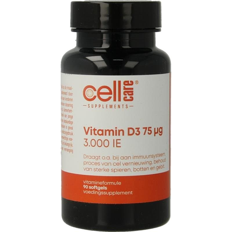 Cellcare Vitamine D3 75mcg 3000IE 90sft