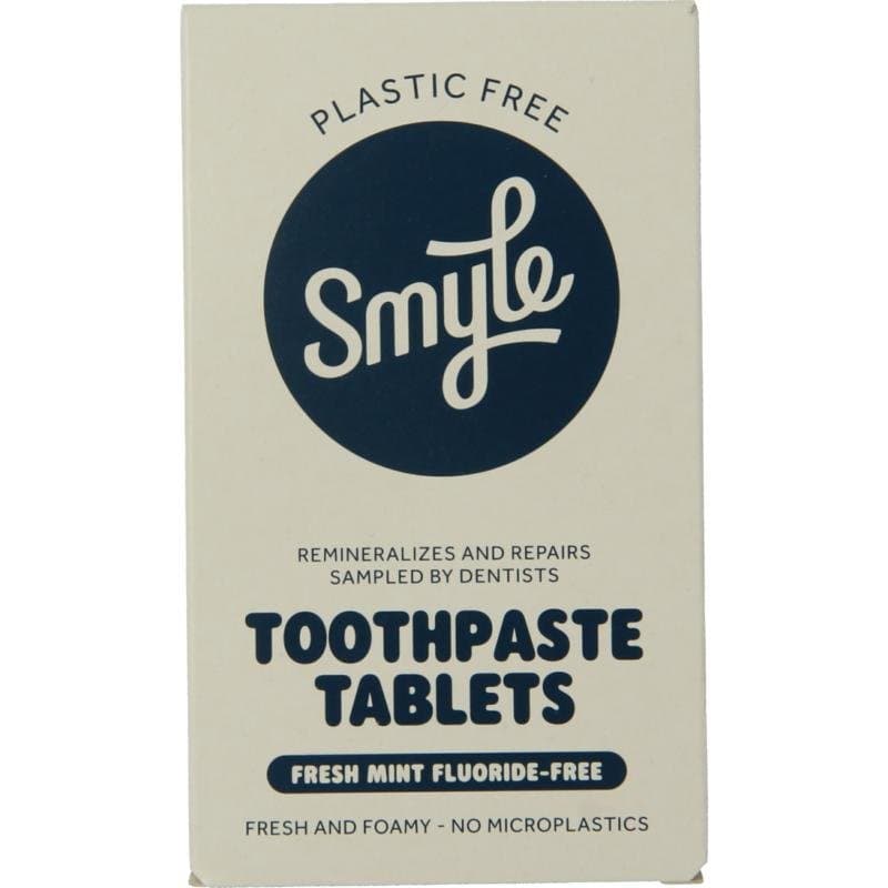 Smyle Tandpasta tabletten zonder fluoride navul 65st