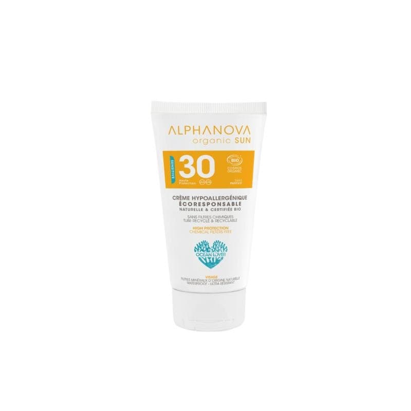 Alphanova Sun Sun creme bij zonne allergie en waterproof SPF30 50g