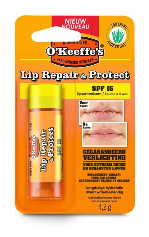 O Keeffe S Lip repair & protect blister SPF15 4.2g