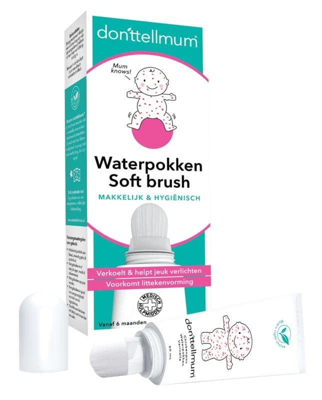 Donttellmum Waterpokken soft brush 50ml