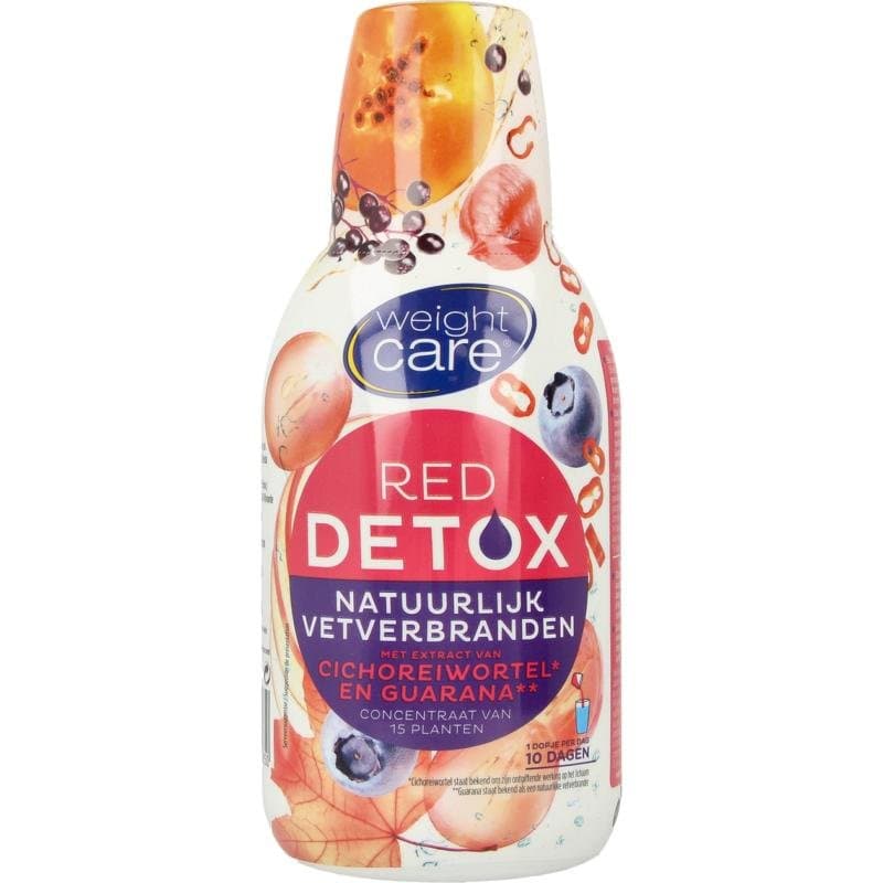 Wecare Red detox natuurlijk vetverbrandend 500ml