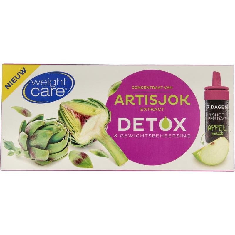 Wecare Artisjok extract detox shot met appelsmaak 7st
