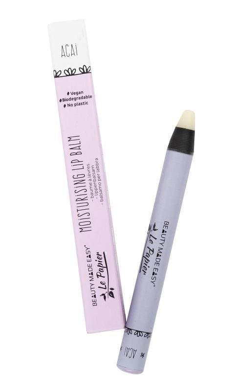 Beauty Made Easy Le papier lipbalm acai moisturizing 6g