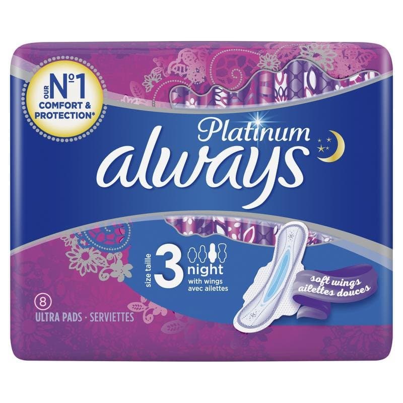 Always Maandverband platinum ultra night 8st