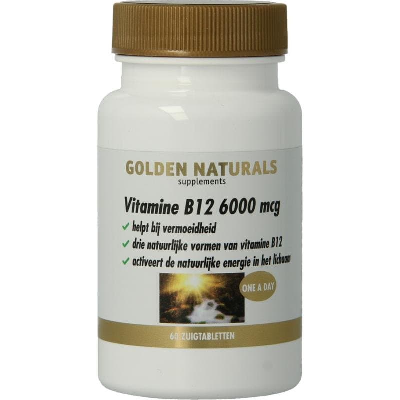 Golden Naturals Vitamine B12 6000mcg vega 60zt