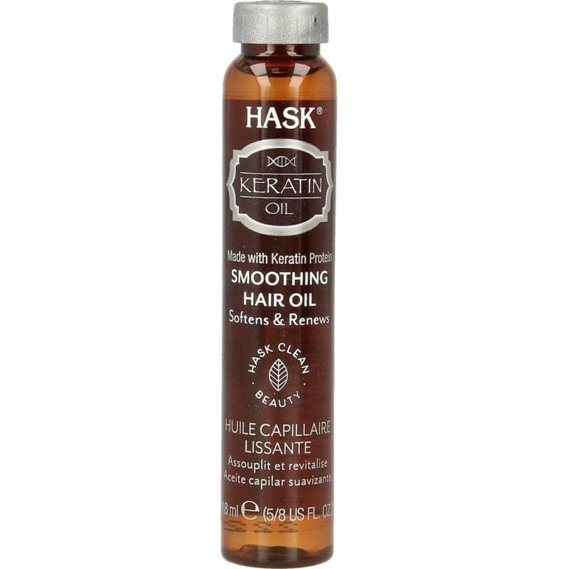 Hask Keratin protein smoothing shine haarolie 18ml