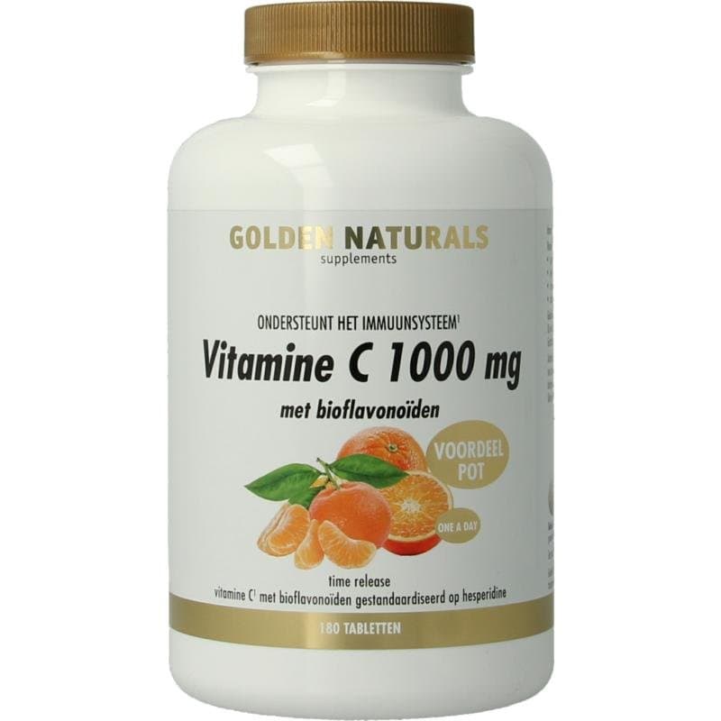 Golden Naturals Vitamine C 1000 bioflavonoiden 180tb
